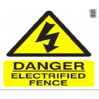 Danger Electrified Fence Sign